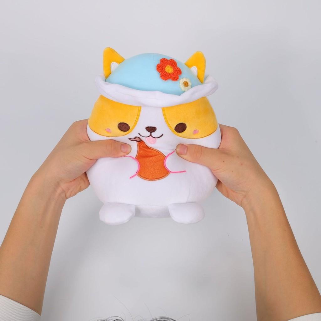 Милая плюшевая подушка в виде кролика и панды, мягкая игрушка-подарок для детей с очаровательным рисунком животных.