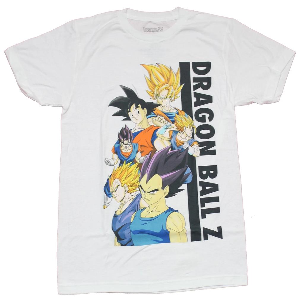 Dragon Ball Z Adult New T-Shirt Vegeta and Goku Unisex Summer New Retro Fashion Men and Women Japanese Anime