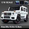 1/18 Scale G800 Model Car Toy Die-cast Metal Off-road Vehicle Collection with Sound and Light Four-wheel Shock Absorber Children's Toy Gift