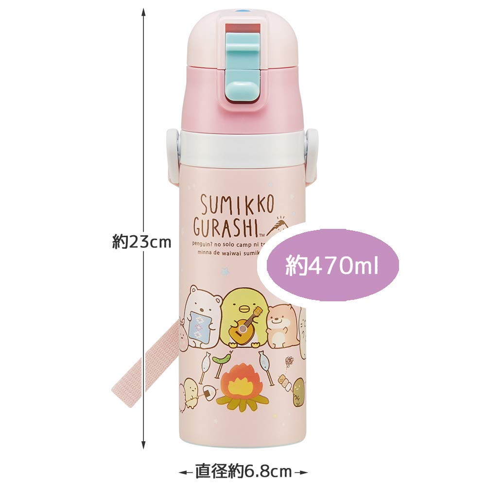Спортивная бутылка Skater для детей, бутылка для воды из нержавеющей стали, Sumikko Gurashi Camp 470 мл SDC4-A