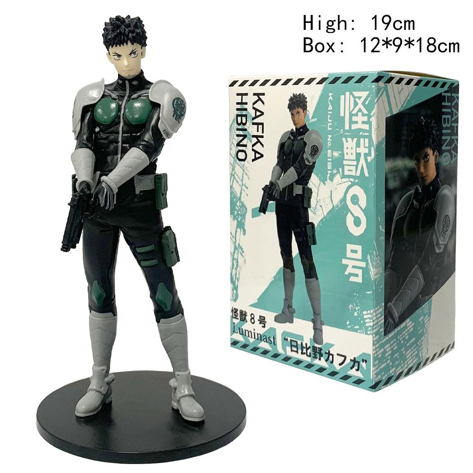 Аниме Кайдзю Номер Восемь Кайдзю Нет. 8 фигурок Кафки, Хибино, Рено и Мины из аниме, игрушки для хобби, настольные украшения, 19 см.