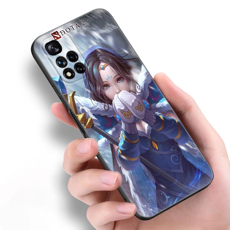 Игровой Dota 2 черный силиконовый чехол для телефона Xiaomi POCO X3 X4 NFC F5 M3 M4 M6 X5 X6 Pro F3 F4 GT 5G C55 C65 M5