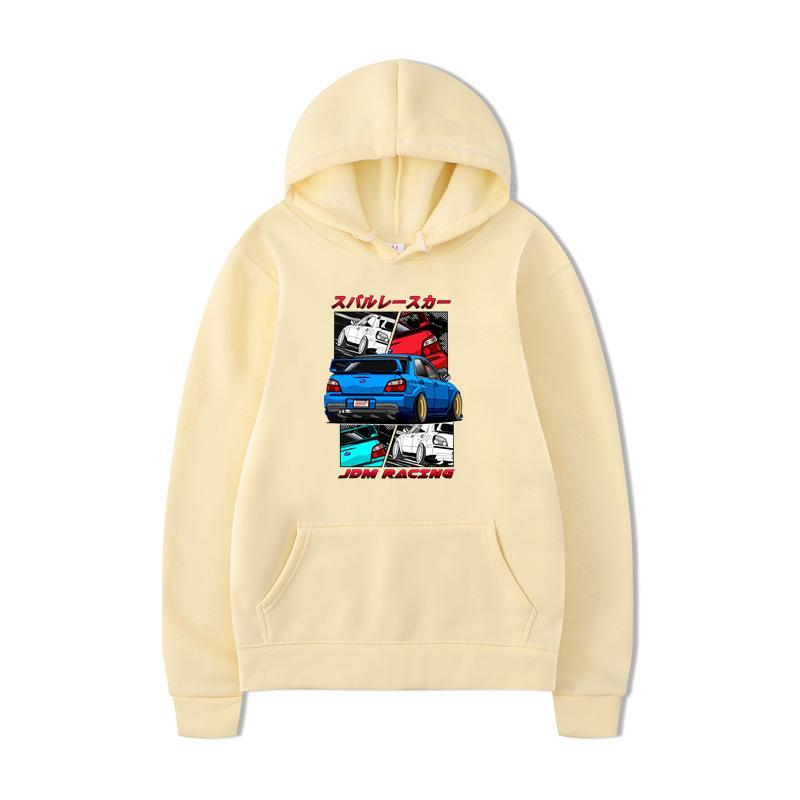 Initial D Hoodie Men Women Harajuku Aesthetic RACING Hoodie Long Sleeve Sweatshirts Women Casual Pullovers Sudaderas