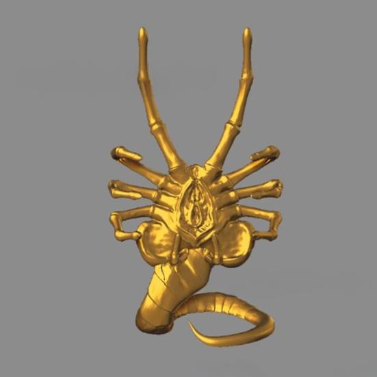 Alien Facehugger Phone Stand 3D Printed 18cm Sci-Fi Decor Figure Stable Dock for Hands-Free Viewing Unique Gift for Alien Fans And Enthusiasts