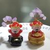 Festive Resin God Of Wealth Miniature Cute Diy Blind Box Decoration
