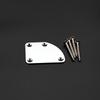 Electric Guitar Neck Plate with Screws 4 Holes Guitar Neck Joint Board Replacement Neckplate Electric Guitar Bass Parts