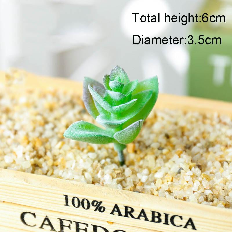 Модный унисекс зеленый креативный DIY сад имитация кактуса украшения поддельные разнообразные домашние растения искусственные суккуленты