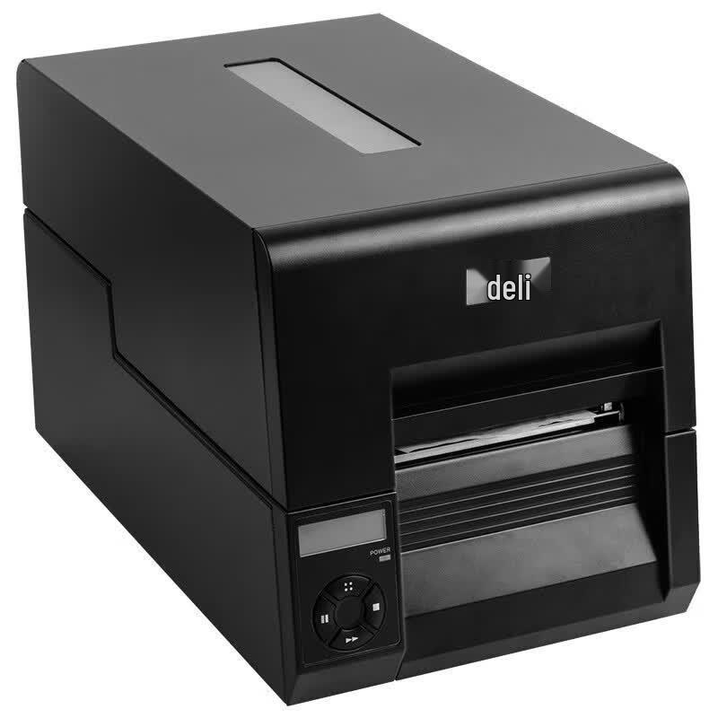 Deli DL-230T Industrial Thermal Transfer Barcode Label Printer CN plug (adapter included)
