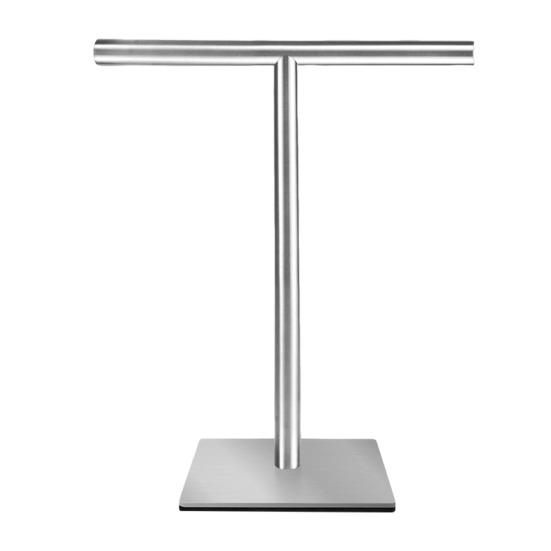 T-Shaped Towel Rack Storage Organizer Rust-Resistant Easy Installation Bath Hand Towel Holder Stand with Heavy Base