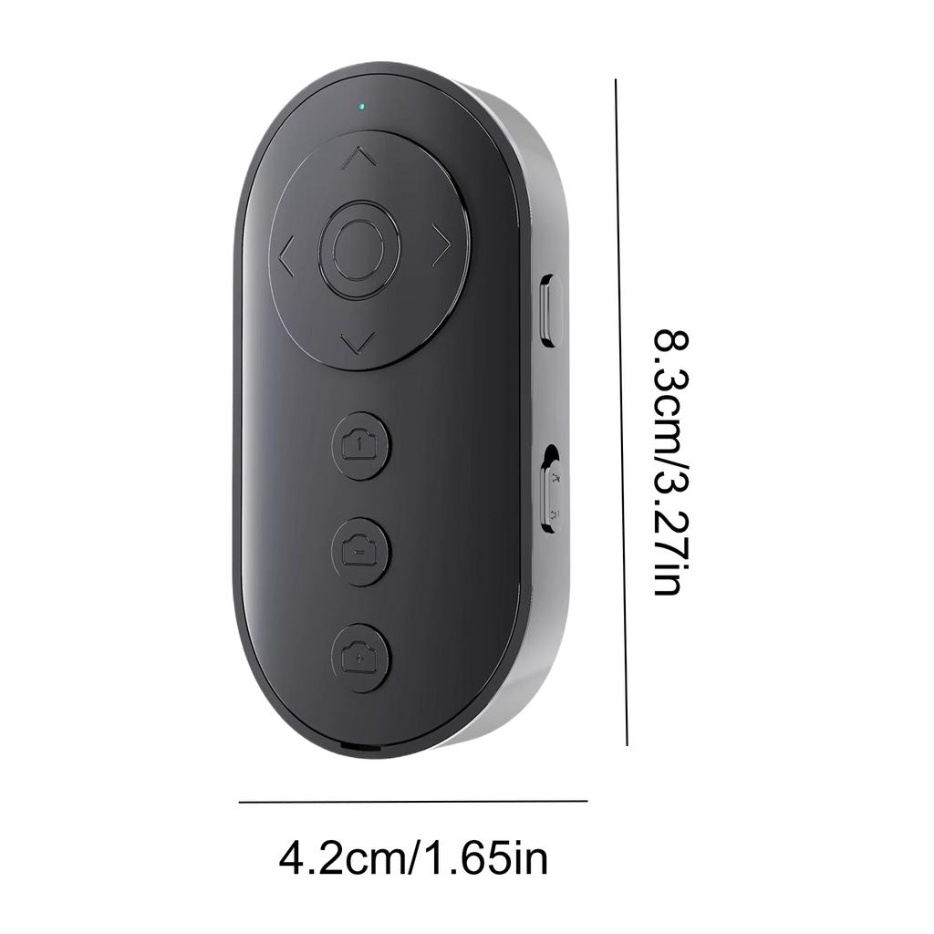 Bluetooth-пульт дистанционного спуска затвора камеры со зумом, кликер для смартфона, беспроводной пульт для прокрутки видео, для фото и видео