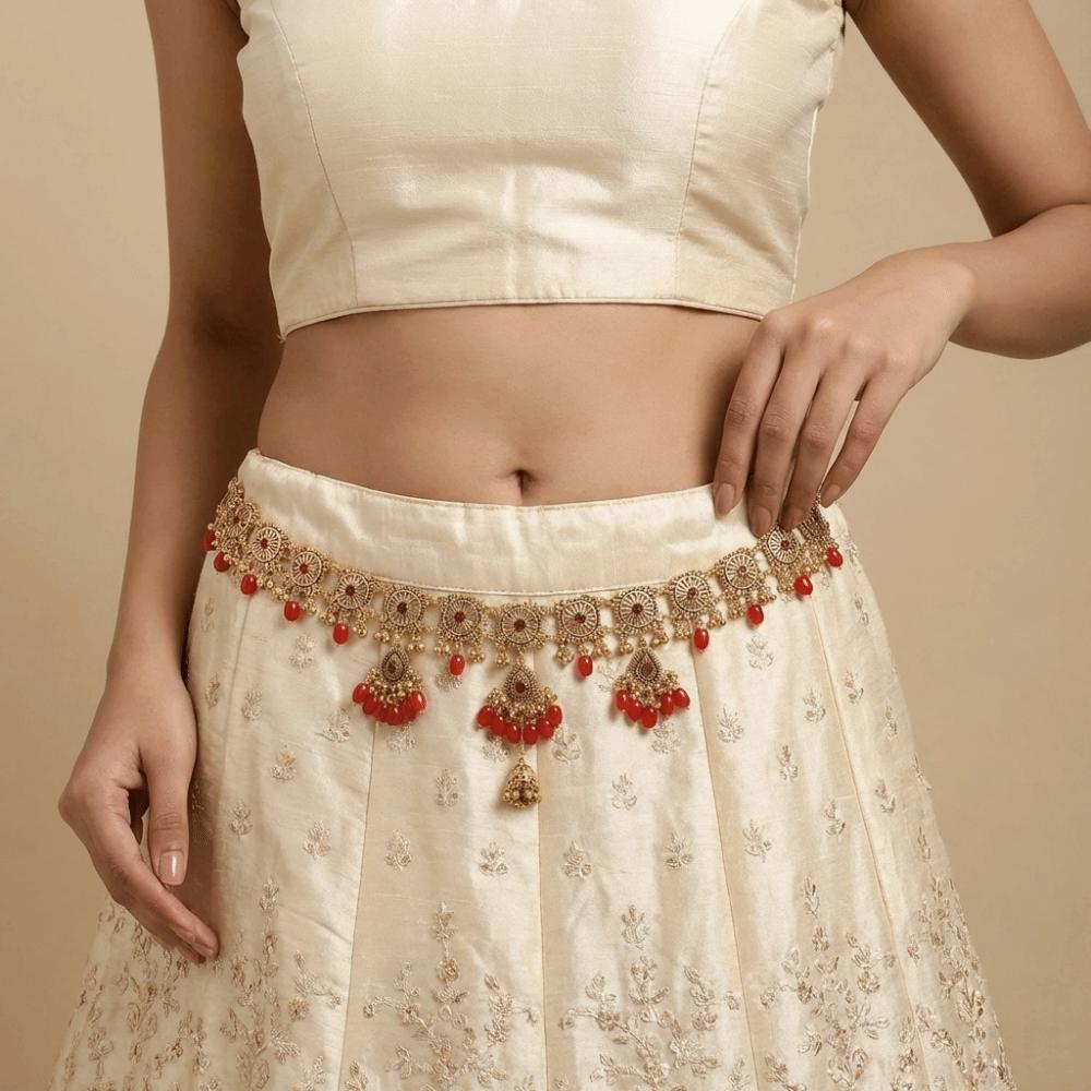Metal Ethnic Style Belt Beads Body Chain Waist Seal Tassel Belly Chain  Festive