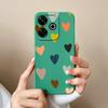 Чехол для Poco M6 Pro Стильный противоударный Funda для Xiaomi Poco M 6 M6Pro Жидкий силикон Полная защита Задняя крышка телефона Capa