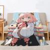 Spy X Family Beach Towel Bed Blankets for Adults Microfiber Bedding Character Blanket King Size Home and Decoration Fluffy Plaid