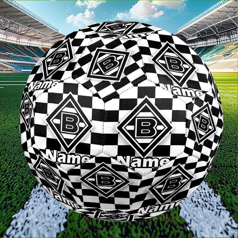 Custom Name Personalized Borussia Monchengladbach Print Size 5 Soccer Ball Training & Match Football, for Team, Kicking, Gift for Football