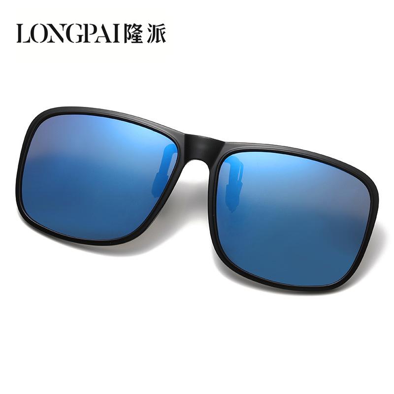 Ретро-клип Клип для близорукости Поляризованные солнцезащитные очки Солнцезащитные очки ночного видения Очки, меняющие цвет, можно поднять вверх