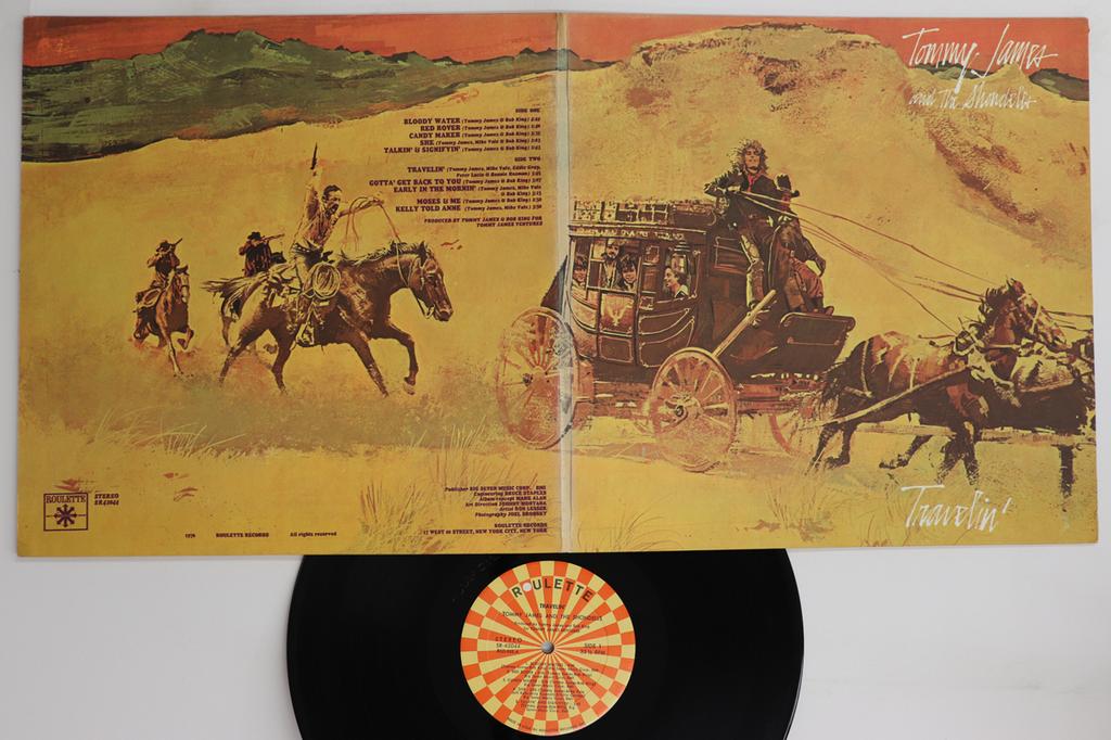Виниловая пластинка TOMMY JAMES & THE SHONDELLS - Travelin' SR42044 Roulette 1970 US Рок Б/У