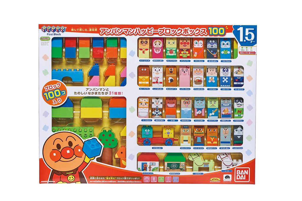 Block Lab Anpanman Anpanman Happy Block Box 100