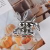 1PC Ceramic Ornament Home Decor Ceramic Landscape Accessories Rabbit Gold Double Eared Rabbit Valentine'S Day Multicolour