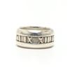 TIFFANY&Co. Atlas 2003 Wide Accessory Jewelry Ring SV925 Silver