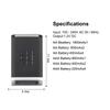 PUJIMAX 4 Slots Smart 1.2V Battery Charger With Charging Cable LCD Display For AA/AAA NiMH NiCd Rechargeable Batteries Adapter