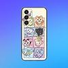 Cute A-ANITEEZ Phone Case For Samsung A73,A72,A71,A70,A53,A52,A51 Black Soft Case