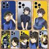 Чехол для телефона Аниме M-Meguru B-bachira Для iPhone 15, 14, 13, 12, 11, Pro, Max, Plus, Mini, X, XS, XR, 8, 7, 6, S, Plus, SE Мягкий черный чехол