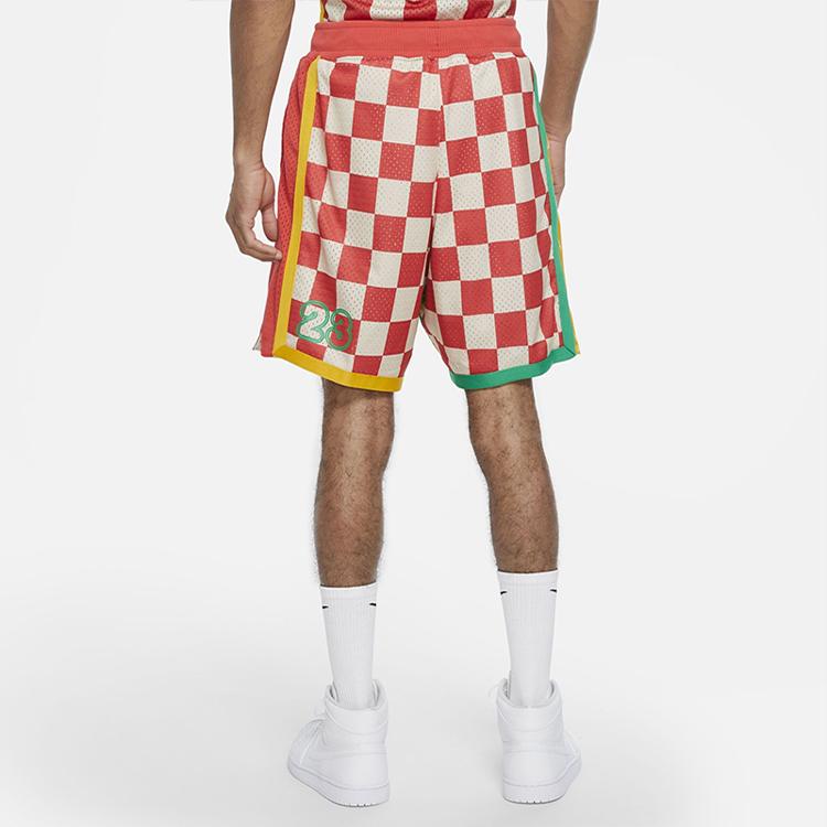 Jordan Спортивные свободные баскетбольные шорты с эластичной резинкой на талии и принтом ДНК, мужские штаны CK9528-631