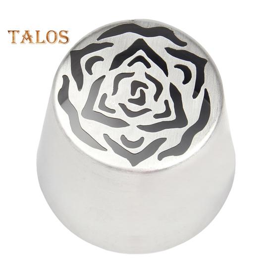 Русские насадки для кондитерских изделий Насадки для кондитерских изделий в виде цветка розы из нержавеющей стали Очень большая насадка для кондитерских изделий Насадки для кондитерских изделий для украшения тортов глазурью