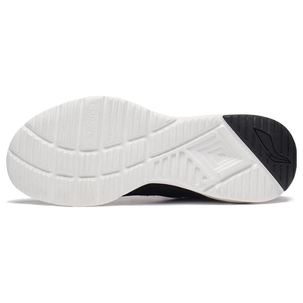 Li Ning Yangfeng Fabric Comfortable Non-Slip Wear-Resistant Low-Top Running Shoes Women Sneaker Black ARST018-2