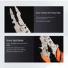 High-carbon Steel Wire Stripping Pliers 12 in 1 Foldable Electrician Crimpe Pliers Multifunctional Hand Tools Pincers