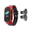 2-In-1 Smart Watch TWS Earbuds Fitness Tracker True Wireless BT5.0 Headphones Pedometer Calorie