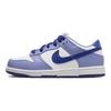 Nike Кроссовки Dunk Low PS Blueberry Kids белые светло-чертополоховые ляписы DZ4457-100