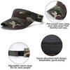 Sun Visor Hat - Adjustable Golf Visor  Camouflage Sun Visor Cap Unisex Visor Hats Ponytail Baseball Cap Tennis Running Visors Cap For Men