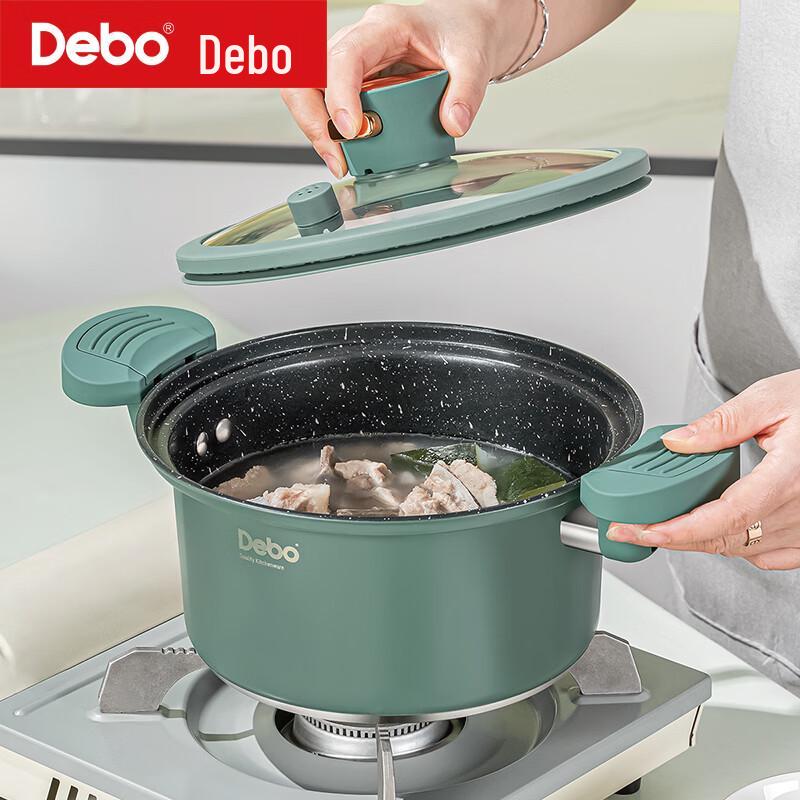 Суповая кастрюля Debo DEP-DS323 с антипригарным покрытием для низкого давления