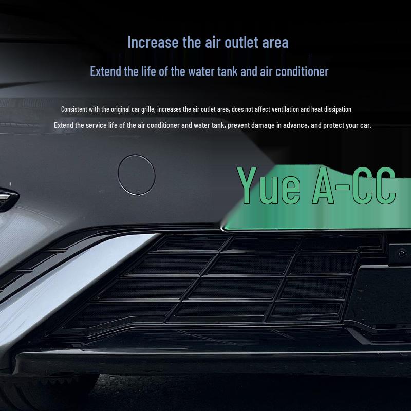 2024 BYD Song L Grille Insect Screen: Buckle-Free, Removable, Dustproof, and Mosquito-Proof Net