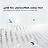 Customizable mosquito and dust resistant diamond mesh windows of any size, suitable for family summer use, easy to install