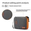Multifunctional Travel Cable Organizer Bag Portable Digital Storage Case