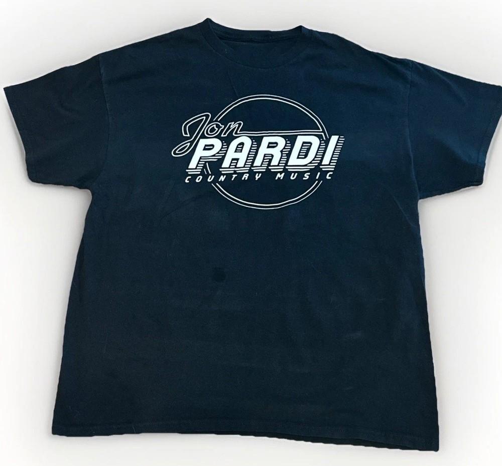 Logo Jon Pardi Country Music T Shirt Black Full Size Shirt Unisex Unisex T-Shirt