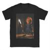 Men Chucky With Knife T Shirt Horror Movie Cotton Clothes Funny Short Sleeve Round Collar Tee Shirt Plus Size T-Shirt