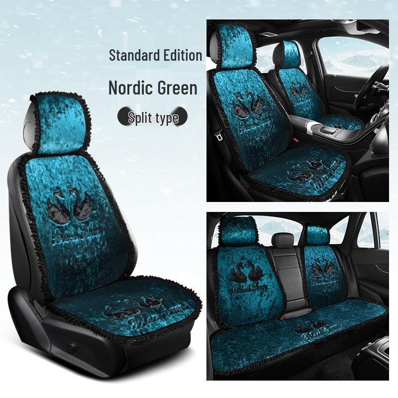 Теплая плюшевая подушка на сиденье для BYD Yuan, Song Pro, Qin Plus DMI, Dolphin, Seal, Destroyer 05