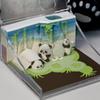 3D Creative Panda Model Notepad Loose Leaf Office Memo Pad Paper Art Gift Craft