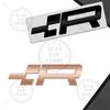 AAZN1 Race Flag R Emblem Car Styling 3D Sticker Metal Logo Badge For Ibiza Leon Alhambra Tarraco Arosa Ateca Mii Born 300 Racing Flag