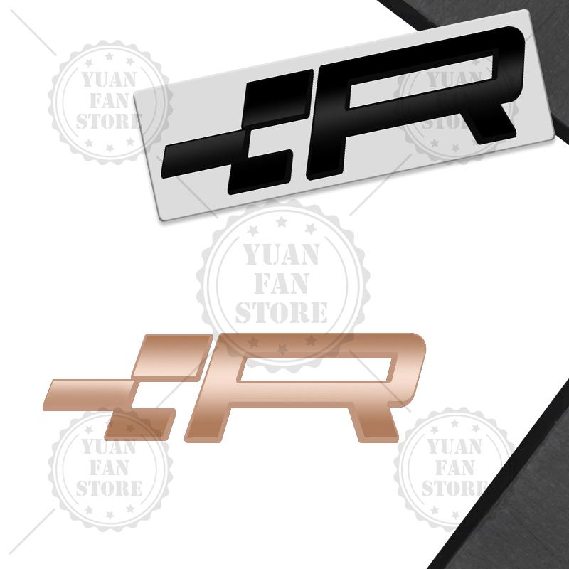 AAZN1 Race Flag R Emblem Car Styling 3D Sticker Metal Logo Badge For Ibiza Leon Alhambra Tarraco Arosa Ateca Mii Born 300 Racing Flag