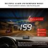 Автомобильный HUD OBD RPM Meter Head-Up Display Автомобильные аксессуары Мультидисплей Автомобильный цифровой Скорость Двигатель RPM Температура воды 2024