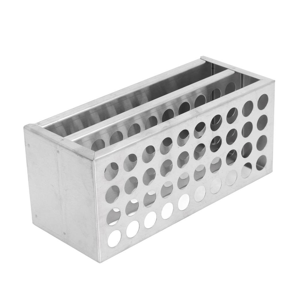 Штатив для пробирок из нержавеющей стали 304, штатив-подставка для пробирок для лаборатории и студии, 14 мм, 40 отверстий