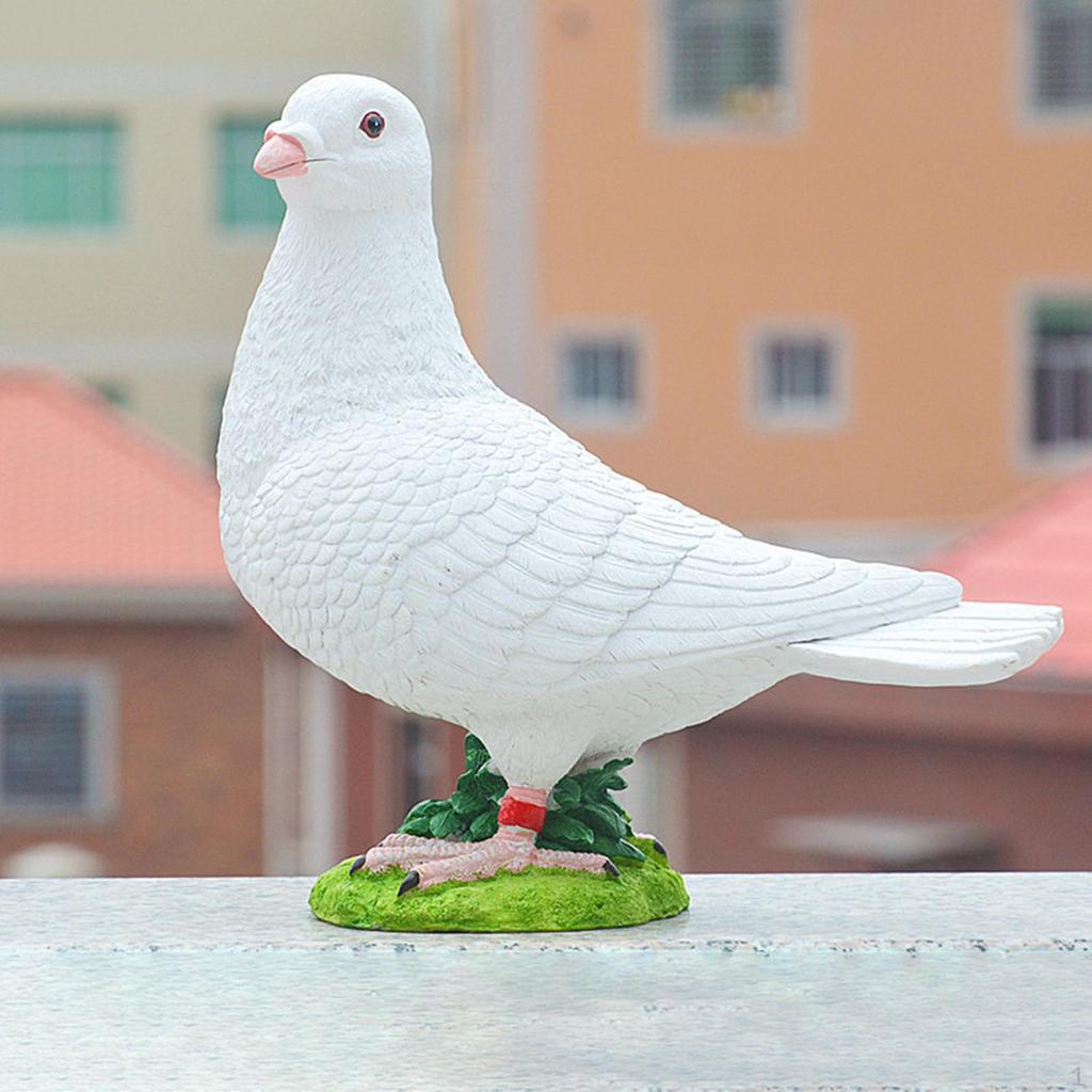 Модель искусственного голубя, модель поддельных птиц, коллекция, имитация статуи, белая фигурка