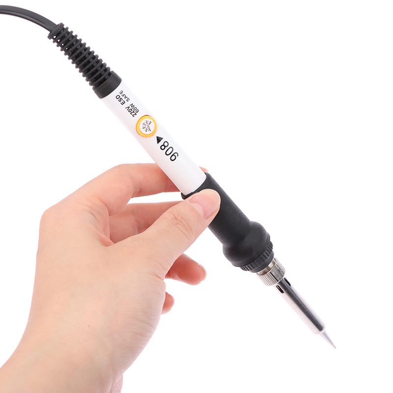 200Celsius-450Celsius Temperature Adjustable Electric Soldering Iron 220V 60W Constant Temperature Us/Eu Standard Plug Repair Tool