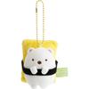 MV38701 Always On-the-Go Sushi Merchandise Sumikkogurashi Sushi Dangling Plush - Shirokuma Bear