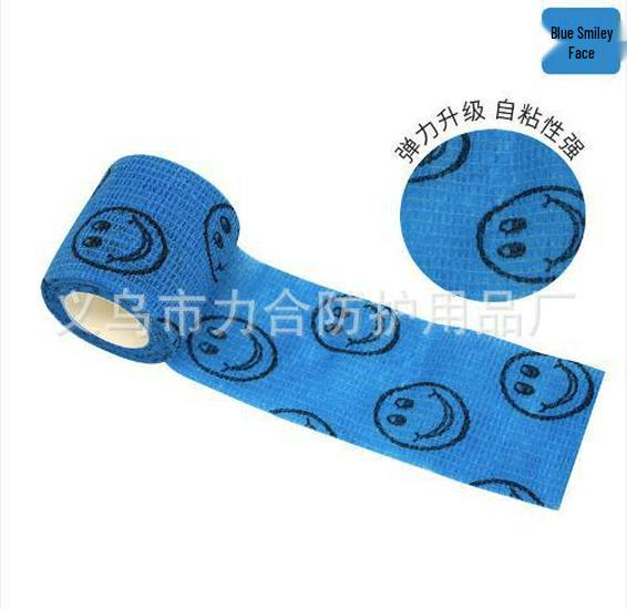 Colorful Cartoon Animal Elastic Self-Adhesive Pet Bandage for Dogs - Anti-Dirty Foot Wrap, Ankle Support & Finger Bandage