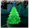 New DIY 3D Aromatherapy Candle Christmas Tree Silicone Mold Making Kit Handmade Soap Plaster Resin Baking Tools Holiday Gifts